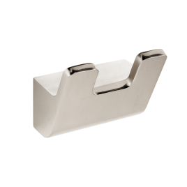 172206035 HOTEL Двойной крючок сталь шлифованная BEMETA