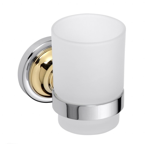 144210018 RETRO Держатель зубных щеток золото/хром BEMETA фото 1