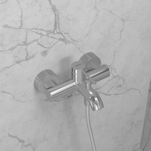 A43548EXP Minimax Round Смеситель для ванны (без душевого гарнитура) хром VITRA фото 4