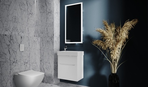 *Тумба Folk 65 подвесная белая JORNO фото 4