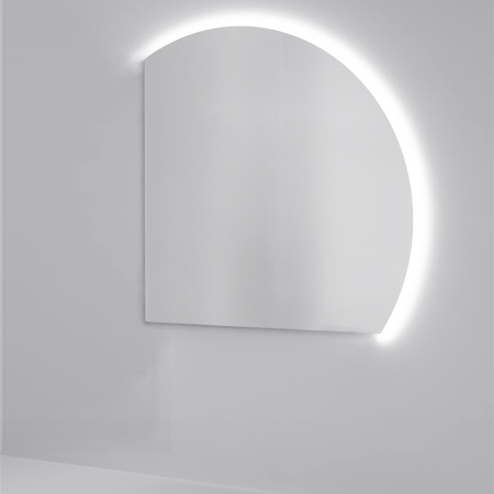 *SolN.02.106/W/JR Зеркало Solis 106 с подсветкой и бесконтактным включателем - JORNO фото 2