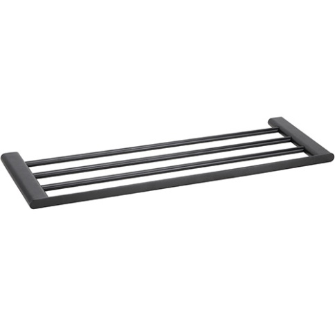 167105080 ORGANIC BLACK Полочка для полотенец черный матовый BEMETA фото 1