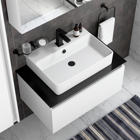 A4372036EXP Minimax Square Смеситель для раковины черный матовый VITRA фото 5