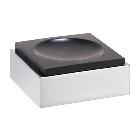 145408312 GAMMA Мыльница, черная/хром BEMETA фото 1