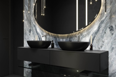 1.02.008.11.3 TEFIA Раковина 63x35 Soft Rock Color палитра RAL HOLBI фото 3