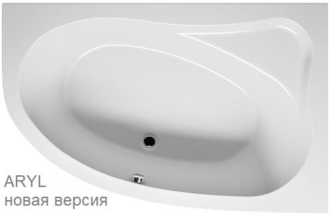 B020001005 LYRA 140 L Ванна 140x90 RIHO фото 1