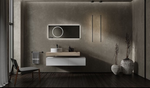 Mdlr.02.120/W/JR Зеркало Modulare 120 с подсветкой - JORNO фото 3