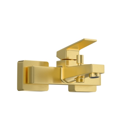 A4352025EXP Minimax Square Смеситель для ванны (без душевого гарнитура) золото брашированное VITRA фото 3