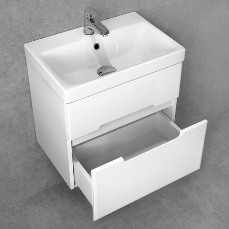 *Mod.01.50/P/W Тумба Moduo Slim 50 подвесная белый JORNO фото 3