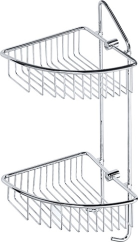 146208232 CYTRO Двойная полочка для мыла угловая хром BEMETA фото 1
