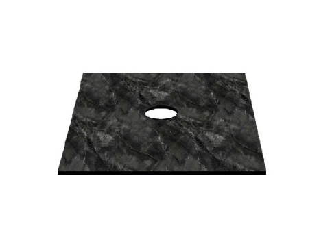 KPK595 Столешница 60см компакт-плита Курибита (1 вырез) фото 1