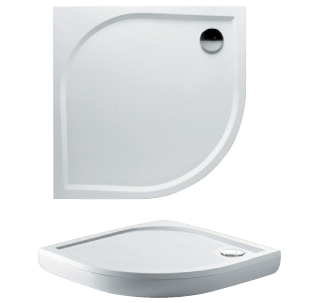 D004001005 Душевой поддон KOLPING DB10 80x80 R550 белый с сифоном RIHO фото 1