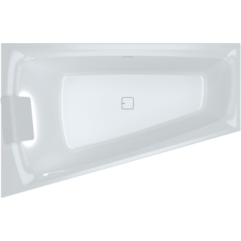 B101003005 Ванна STILL SMART R 170x110 подголовник с подсветкой слева RIHO фото 1