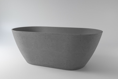 2.01.002.44.4 VENUS NEW Ванна 158x79 Nano Concrete бетон HOLBI фото 1