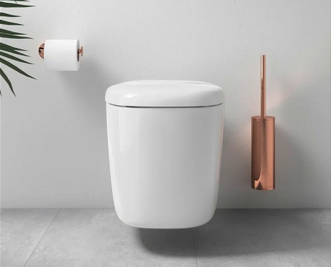 7830B401-0075 Plural Rim-Ex безободковый подвесной унитаз без сиденья белый матовый фото 2