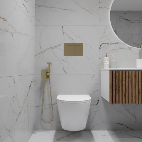 OL-6016 Унитаз подвесной безободковый Tornado с сиденьем микролифт белый OLIVEEKA фото 5