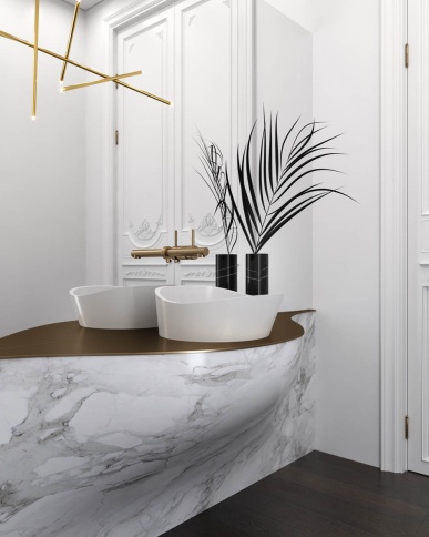 1.02.003.11.1 MARS Раковина 41x40 Soft Rock Белый матовый HOLBI фото 2