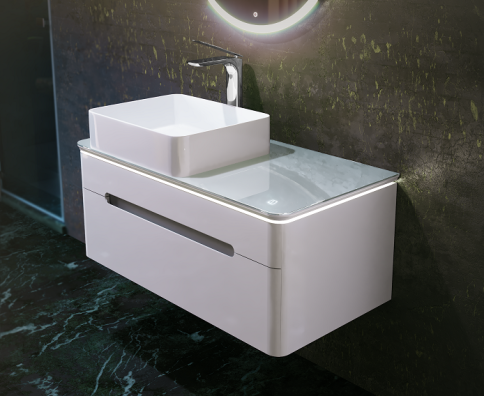 Shi.01.90/P/W Тумба Shine 90 подвесная белый JORNO фото 1