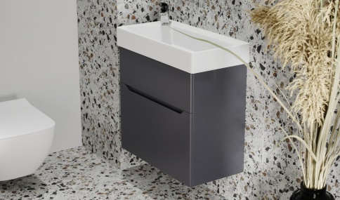 *Folk.01.55/P/A/JR Тумба Folk 55 подвесная антрацит JORNO фото 3