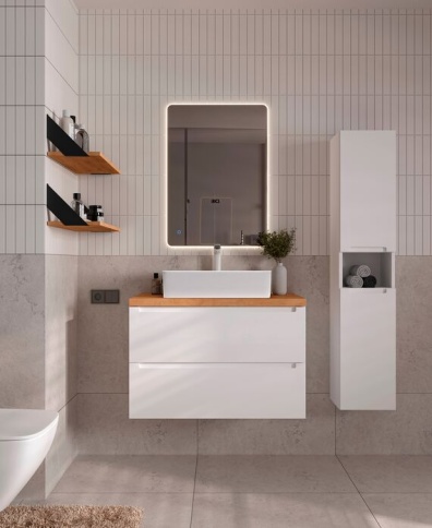 9690A Раковина-чаша 56х38см белая OLIVEEKA фото 3