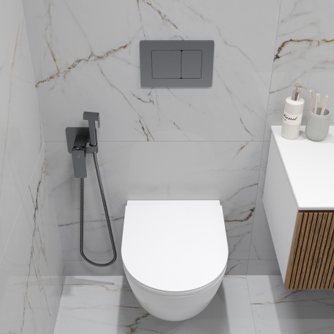 OL-6016 Унитаз подвесной безободковый Tornado с сиденьем микролифт белый OLIVEEKA фото 6