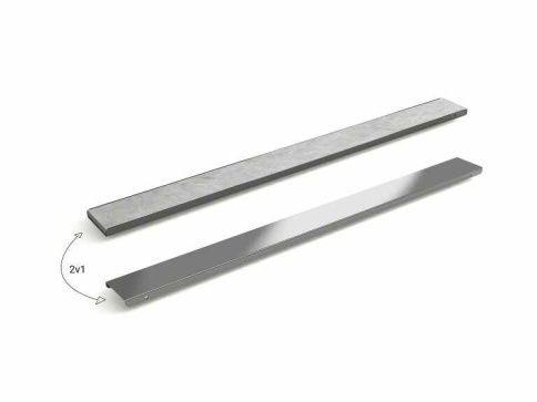 SZA9400 Душевой лоток с решеткой 40см из нержавеющей стали DESIGN4 цвет матовое золото PLASTBRNO фото 3