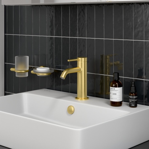 A4353025EXP Minimax Round Смеситель для раковины золото брашированное VITRA фото 6