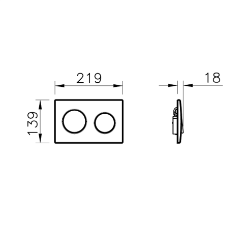 730-0280EXP Uno Панель смыва Хром фото 2