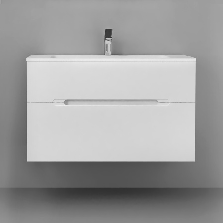 Mоl.01.97/P/W Тумба Modul 100 подвесная белый JORNO фото 2