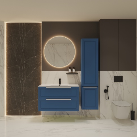 S90B Тумба под раковину/столешницу Севилья 90 Капри (RAL 5019) фото 2