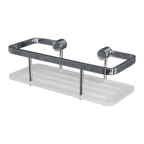 146208406 CYTRO Полочка для мыла хром/белый BEMETA фото 1