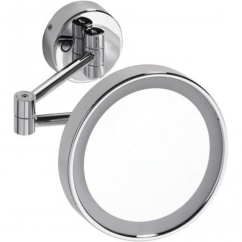 116101142 Косметическое зеркало d.200 мм с подсветкой LED (сенсорное) хром BEMETA фото 1