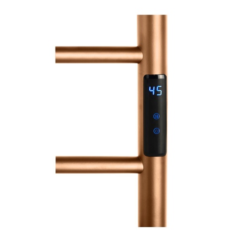 704154085 Электрический полотенцесушитель 560х370мм 63W медь матовая BEMETA фото 2