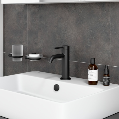 A4353036EXP Minimax Round Смеситель для раковины черный матовый VITRA фото 6