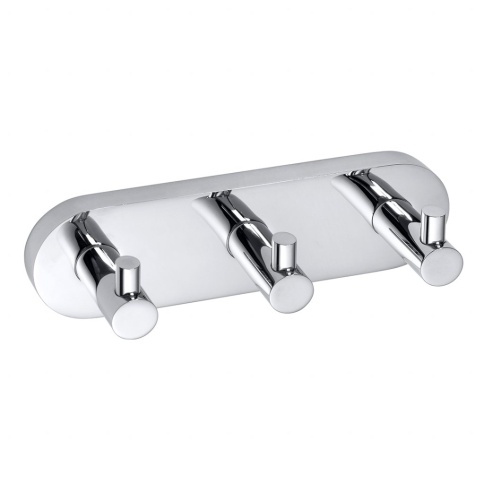 104405232 OMEGA Планка с 3-мя крючками, хром BEMETA фото 1