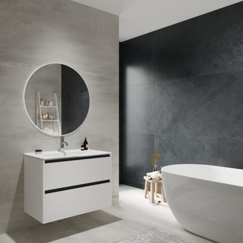 P80WM Тумба под раковину Парма 80 белый матовый фото 3