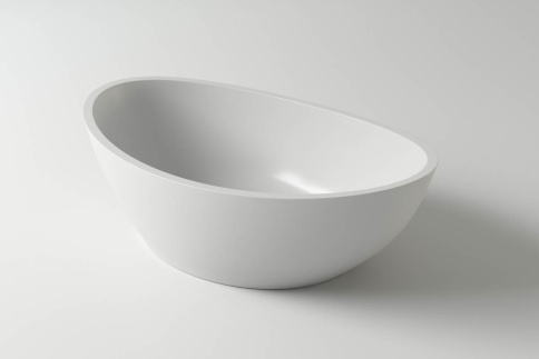 1.02.005.11.1 EUROPE Раковина 54x33 Soft Rock Белый матовый HOLBI фото 1