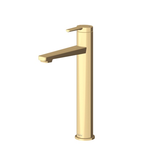 E5427 Смеситель для раковины Liva Leo L золото TESKA фото 1