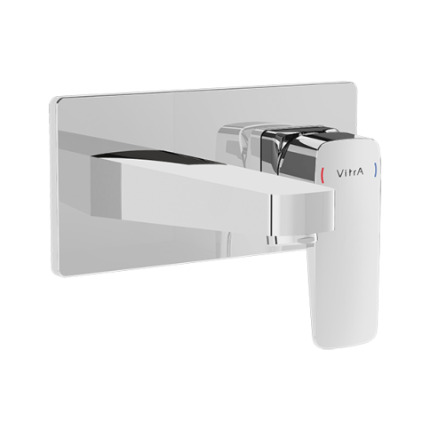 A42738EXP Root Square Внешняя часть встроенного смесителя для раковины хром VITRA фото 1