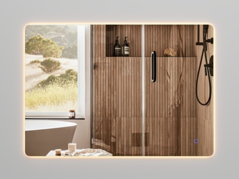 Z8060 Зеркало 80x60см с фоновой подсветкой фото 2