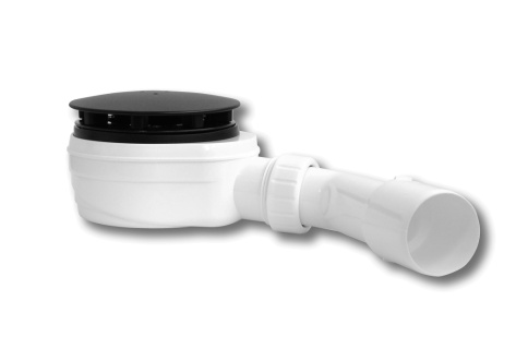 EWBN942 Сифон для душевых поддонов 90/40 черный низкий PLASTBRNO фото 1