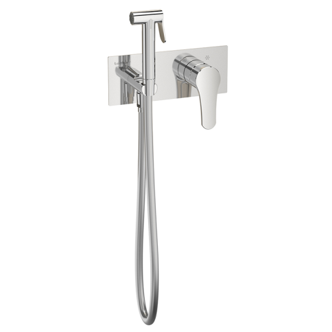 BTK6406 Встраиваемый смеситель c гигиеническим душем Elsa Pro хром TESKA фото 1