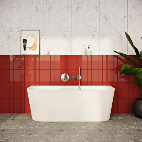 65420006000 Geo Ванна 180х80 пристенная VITRA фото 2