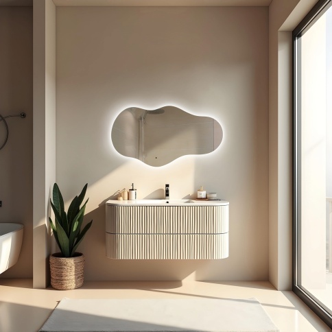 Nvr.02.600x110/W/JR Зеркало НОВАРА 60х110 с бесконтактной подсветкой JORNO фото 2