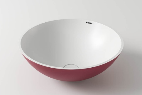 1.02.016.11.2 DEMETER Раковина 40x40 Soft Rock Duo палитра RAL HOLBI фото 1