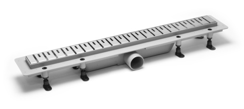 SZA2400 Душевой лоток с решеткой 40см из нержавеющей стали DESIGN2 PLASTBRNO фото 1