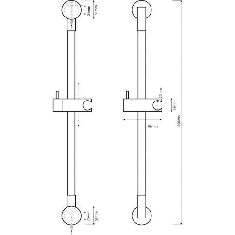 104114112 Штанга для ручного душа хром BEMETA фото 2