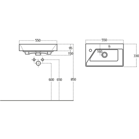 *Folk.01.55/P/W/JR Тумба Folk 55 подвесная белая JORNO фото 16