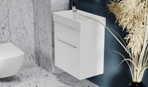 *Folk.01.55/P/W/JR Тумба Folk 55 подвесная белая JORNO фото 3