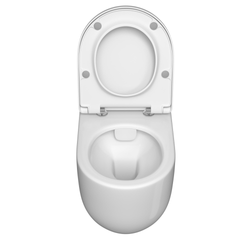 7321B403-0075 Liquid подвесной безободковый унитаз без сиденья фото 4